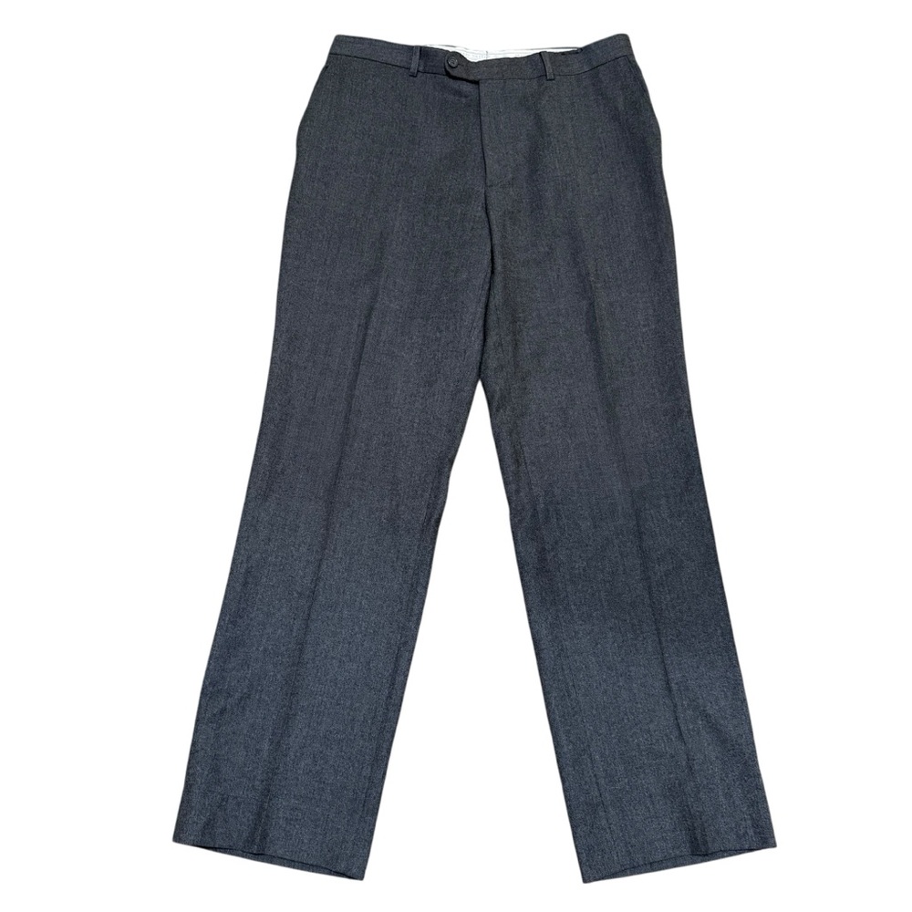 Zignone Lane naturale Luxe men’s 36 gray wool cashmere dress pants made in Italy